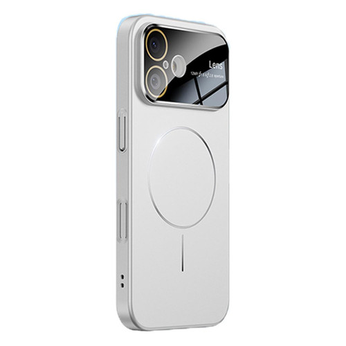 iPhone 17 Oil-sprayed Skin Feel Magsafe Shockproof Phone Case - White