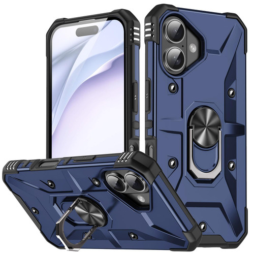 iPhone 17 Ring Holder Phone Case - Blue