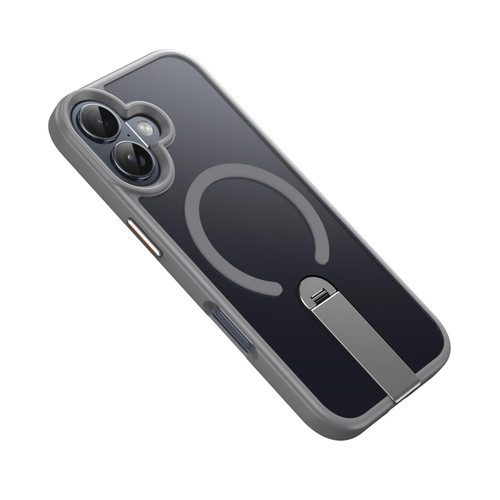 iPhone 17 Rotating Bar Holder Magnetic MagSafe Phone Case - Grey