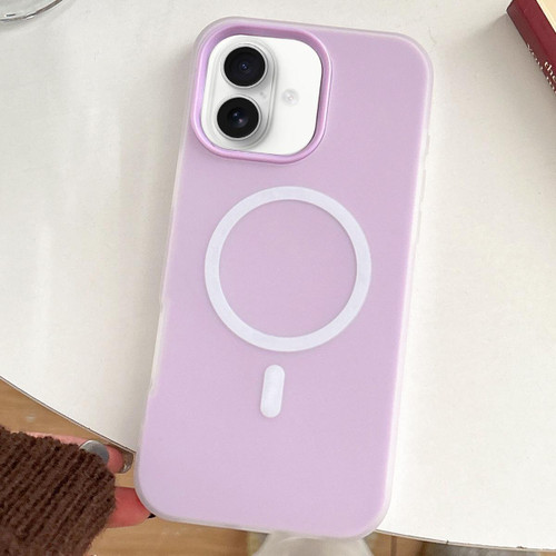 iPhone 17 Skin Feel MagSafe Magnetic PC Hybrid TPU Phone Case - Purple