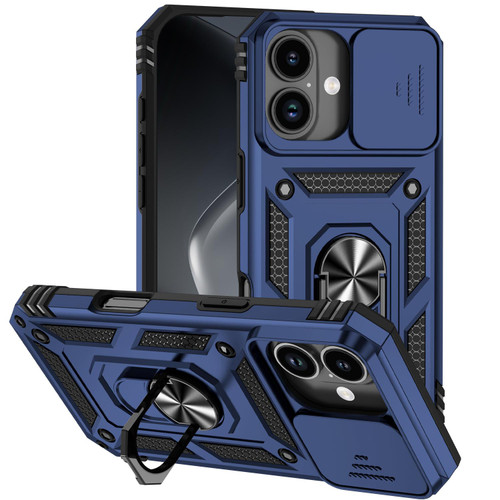 iPhone 17 Sliding Camshield Holder Phone Case - Blue