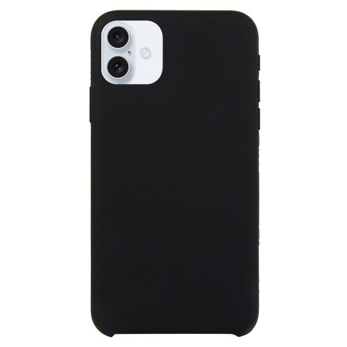 iPhone 17 Solid Silicone Phone Case - Black