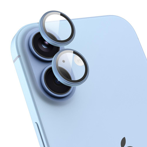 iPhone 17 TOTU PG-3 Matte Aluminum Alloy Lens Protective Film - Blue