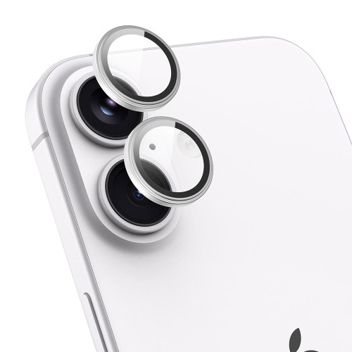 iPhone 17 TOTU PG-3 Matte Aluminum Alloy Lens Protective Film - Silver