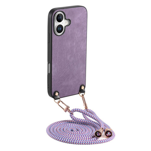 iPhone 17 Pro Vintage Leather PC Back Cover Phone Case with