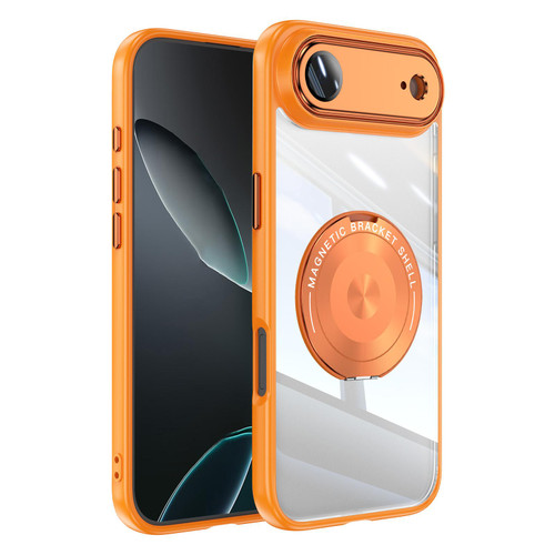 iPhone Air 360 Holder Magsafe Acrylic Hybrid TPU Phone Case - Orange