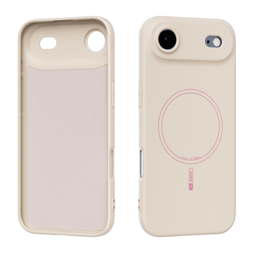 iPhone Air ABEEL Skin-friendly Feel Magsafe Liquid Silicone Phone Case - Yellow