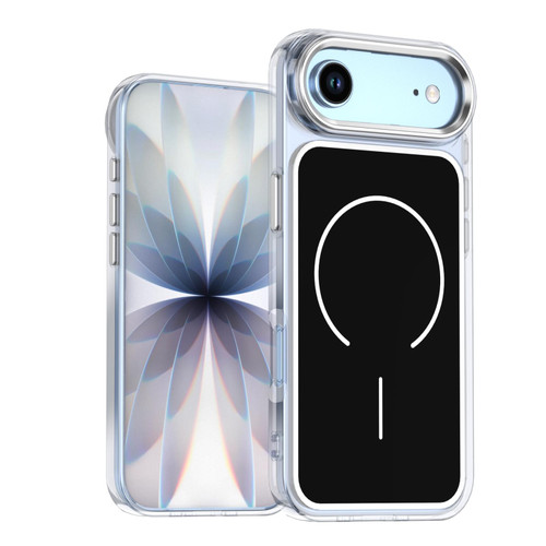 iPhone Air Bright Shadow Two-color MagSafe Magnetic Phone Case - Black