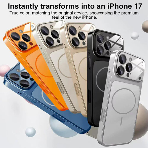 iPhone Air Change to 17 Big Lens Window Frosted MagSafe Phone Case