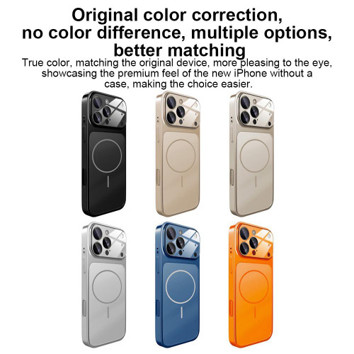 iPhone Air Change to 17 Big Lens Window Frosted MagSafe Phone Case