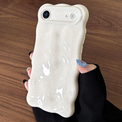 iPhone Air Cloud-Style TPU Shockroof Phone Case - Milky White