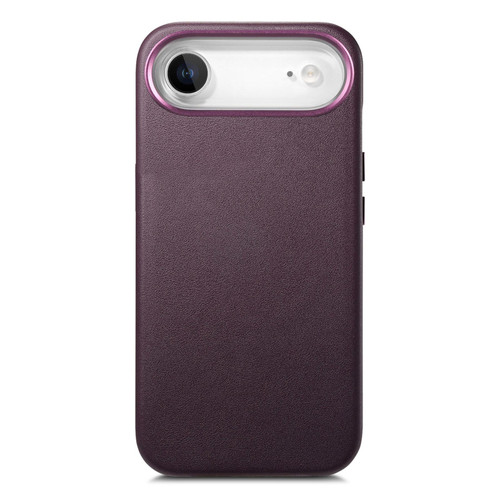 iPhone Air Electroplated Metal Button MagSafe Phone Case - Purple