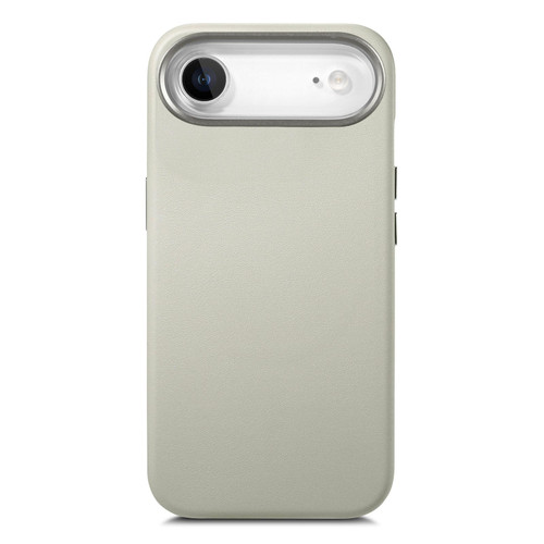 iPhone Air Electroplated Metal Button MagSafe Phone Case - White