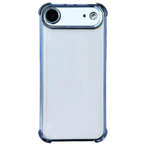 iPhone Air Electrpolated Space Four-corner Shockproof TPU Phone Case - Blue