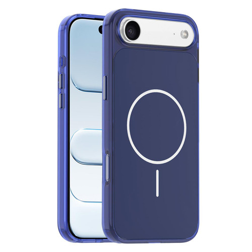 iPhone Air Gold-Orange Original Color MagSafe Shockproof Phone Case - Blue