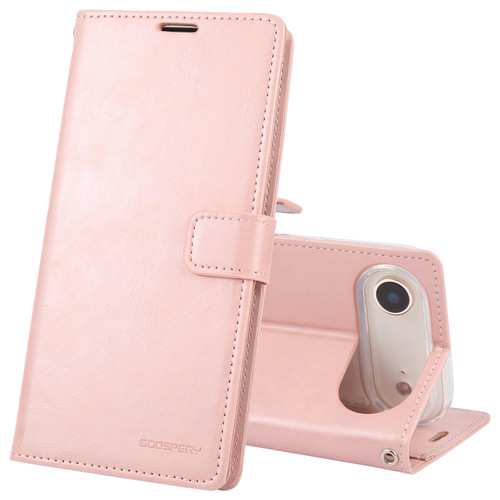 iPhone Air GOOSPERY BLUE MOON Crazy Horse Texture Leather Phone Case - Rose Gold
