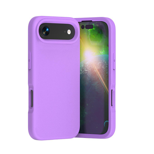 iPhone Air Guard Screen EVA Shockproof Phone Case - Purple