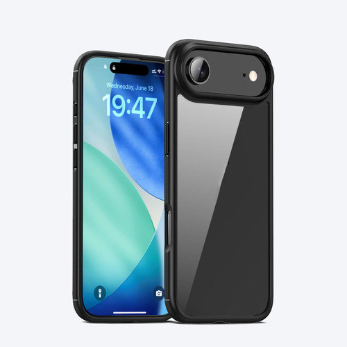 iPhone Air iPAKY YJ Series Transparent PC+TPU Phone Case - Black