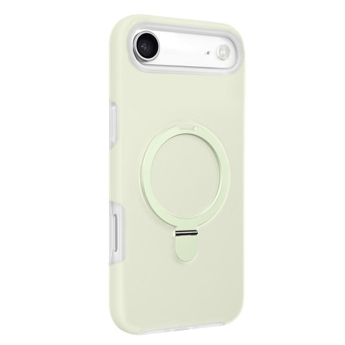 iPhone Air Jelly Liquid Silicone MagSafe Holder Phone Case - Beige