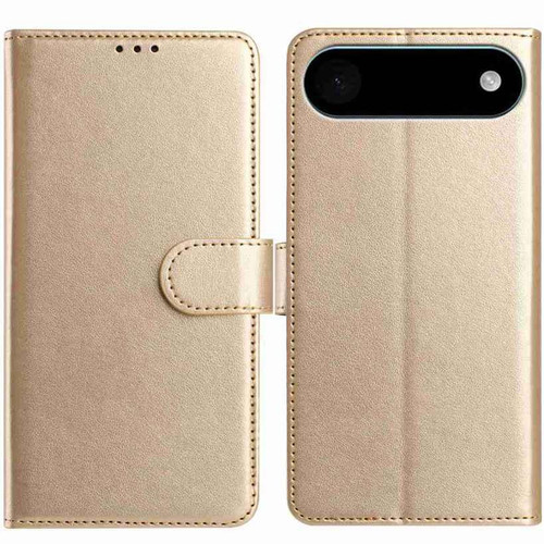 iPhone Air Lambskin 8-card Slot Leather Phone Case - Gold