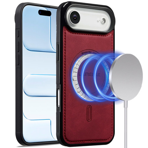 iPhone Air LC.IMEEKE L6 Series MagSafe Magnetic Phone Case - Red