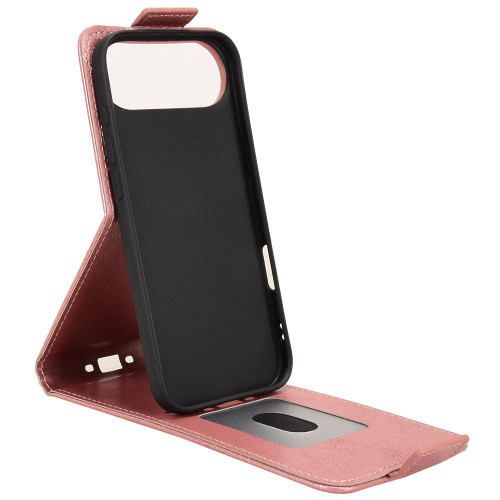 iPhone Air Magnetic Vertical Flip Leather Phone Case with Buckle