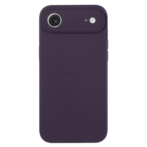 iPhone Air Pure Color Liquid Silicone Fine Pore Phone Case - Berry Purple