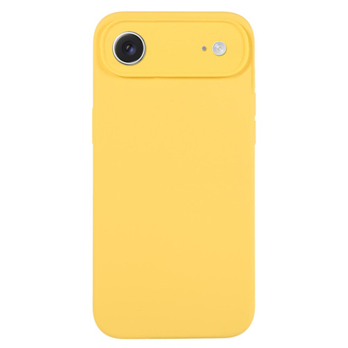 iPhone Air Pure Color Liquid Silicone Fine Pore Phone Case - Yellow