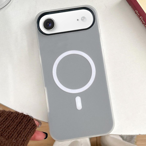 iPhone Air Skin Feel MagSafe Magnetic PC Hybrid TPU Phone Case - Black