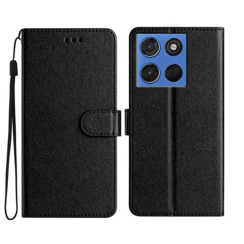 Moto G 2025 / Moto G 2026 Silk Texture Horizontal Flip Leather Phone Case - Black