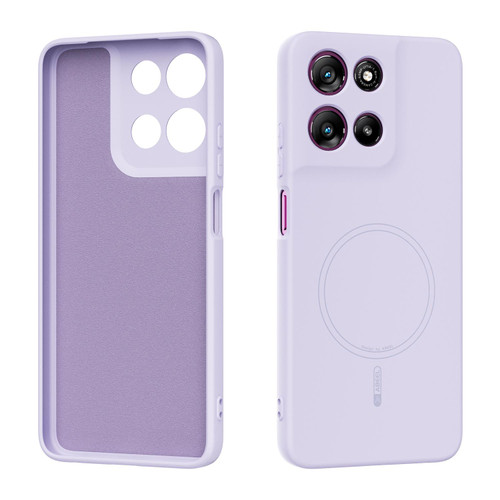 Moto G 2026 ABEEL Skin-friendly Feel Magsafe Liquid Silicone Phone Case - Lilac Purple
