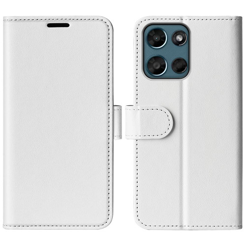 Moto G 2026 R64 Texture Horizontal Flip Leather Phone Case - White