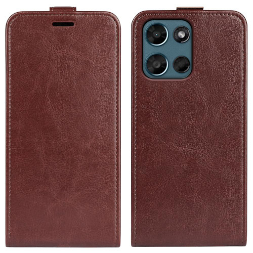 Moto G 2026 R64 Texture Single Vertical Flip Leather Phone Case - Brown