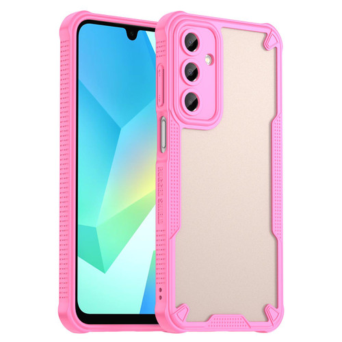 Samsung Galaxy A16 5G Armor Glaze PC Hybrid TPU Phone Case - Pink