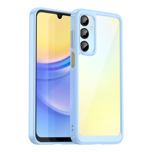 Samsung Galaxy A16 5G Colorful Series Acrylic Hybrid TPU Phone Case - Blue