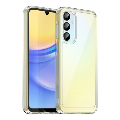 Samsung Galaxy A16 5G Colorful Series Acrylic Hybrid TPU Phone Case - Transparent