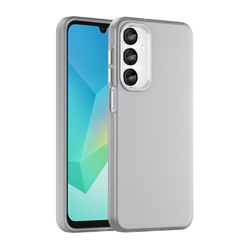 Samsung Galaxy A16 5G Frosted Translucent TPU Hybrid PC Full Coverage Phone Case - White