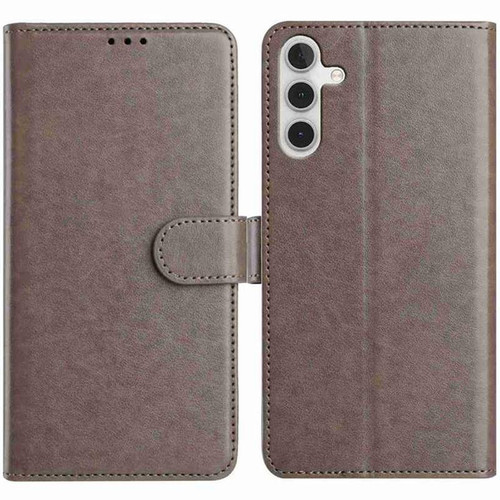 Samsung Galaxy A16 5G Lambskin 8-card Slot Leather Phone Case - Grey