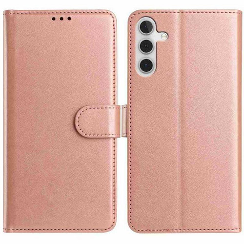 Samsung Galaxy A16 5G Lambskin 8-card Slot Leather Phone Case - Rose Gold