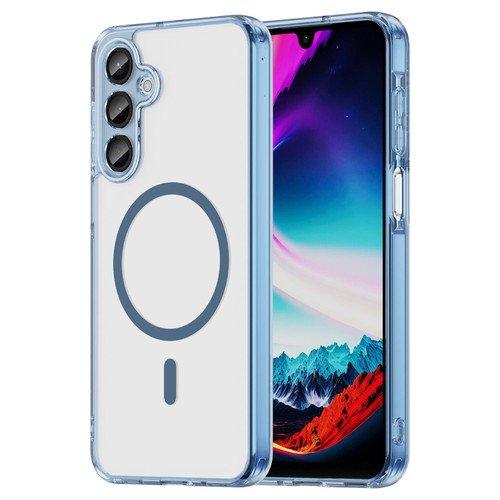 Samsung Galaxy A16 5G PC Hybrid TPU Airbag Shockproof MagSafe Phone Case - Transparent Blue