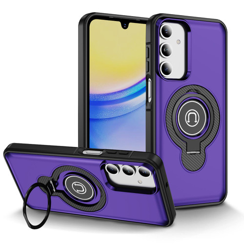 Samsung Galaxy A16 5G Ring Holder Magnetic Phone Case - Purple