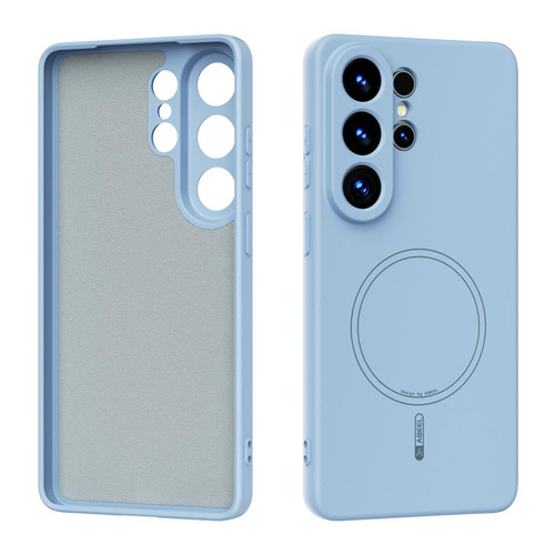 Samsung Galaxy S26 UItra ABEEL Skin-friendly Feel Magsafe Liquid Silicone Phone Case - Sky Blue