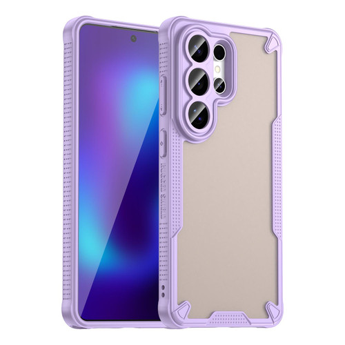 Samsung Galaxy S26 UItra Armor Glaze PC Hybrid TPU Phone Case - Purple