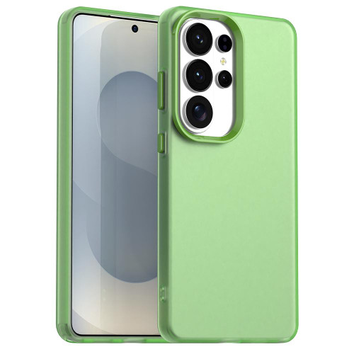 Samsung Galaxy S26 UItra Candy PC Hybrid TPU Shockproof Phone Case - Green