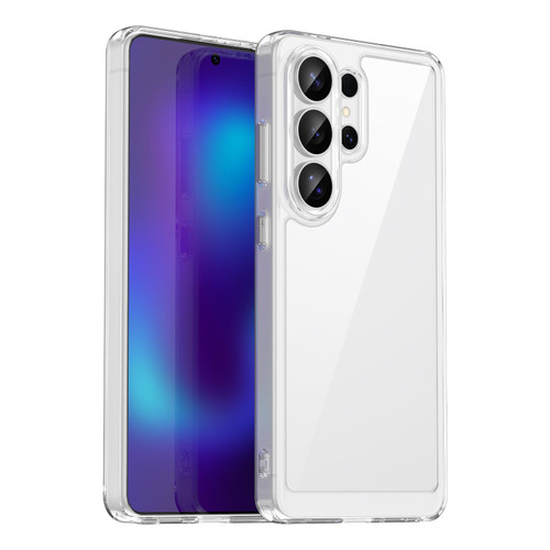 Samsung Galaxy S26 UItra Colorful Series Acrylic Hybrid TPU Phone Case - Transparent