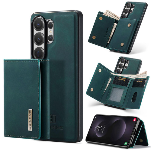 Samsung Galaxy S26 UItra DG.MING M1 Series 3-Fold Multi Card Wallet + Magnetic Phone Case - Green