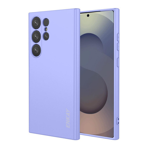 Samsung Galaxy S26 UItra ENKAY Liquid Silicone Soft Shockproof Phone Case - Purple