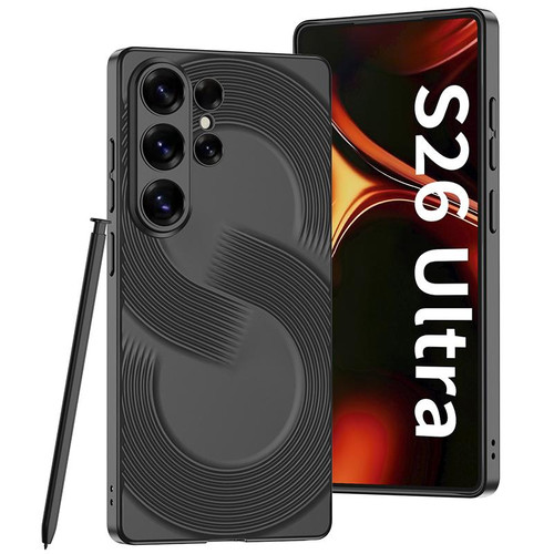 Samsung Galaxy S26 UItra GKK Big S Ultra-thin Phone Case, Without Pen - Black