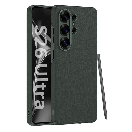 Samsung Galaxy S26 UItra GKK Curved Vegan Leather Full Coverage Phone Case - Green
