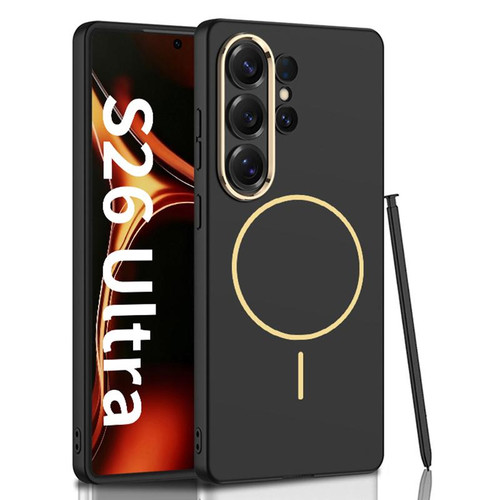Samsung Galaxy S26 UItra GKK Ultra-thin Skin Feel Magnetic Thin Ring Phone Case, Not Included Pen - Black
